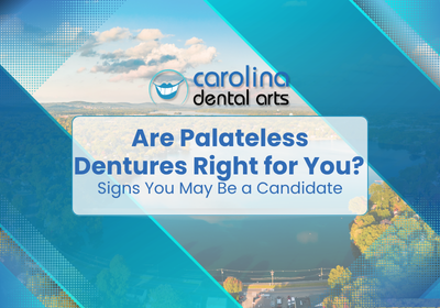 Palateless Dentures in North Carolina | Book a Free Consultation!